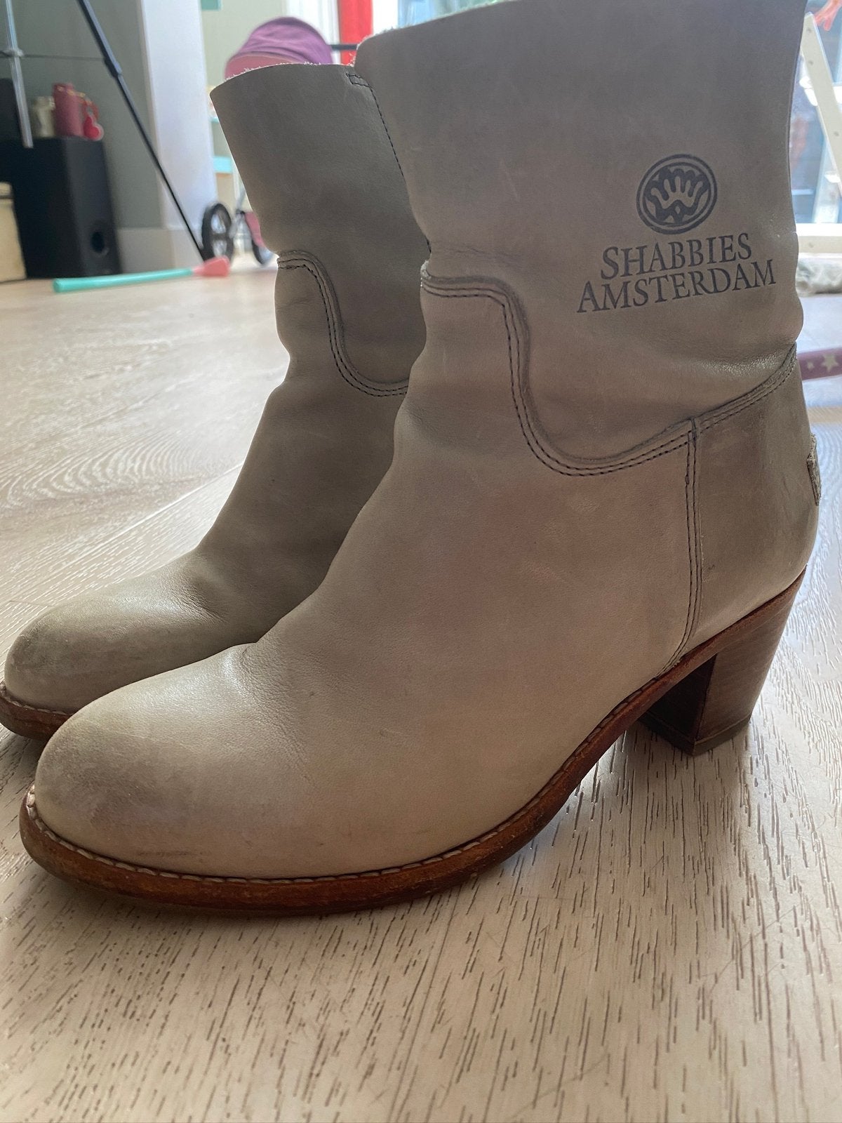 Shabbies, Schoenen met lage hakken, Zwart, Ophalen of Verzenden, Gedragen
