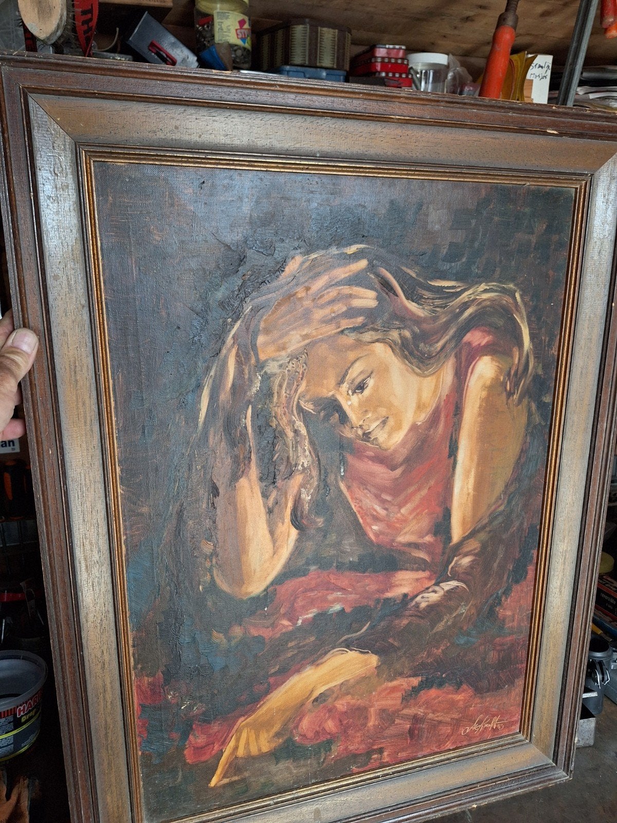 kraft schilderij uit 1969, Ophalen