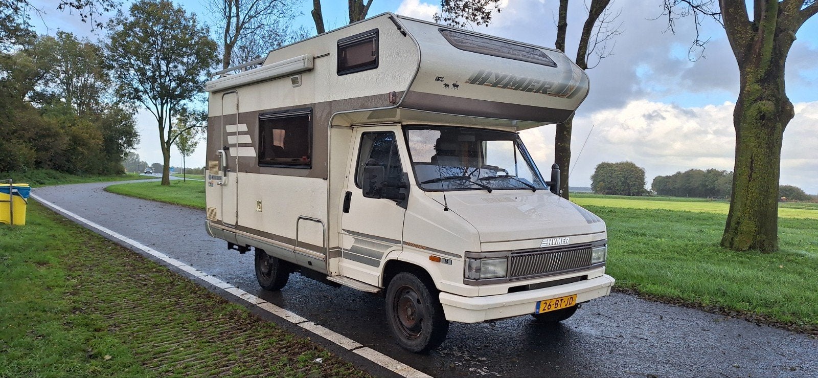 Fiat 290 2.5 TD Hymer 1993, Caravans en Kamperen, Integraal, Diesel, Particulier, Fiat