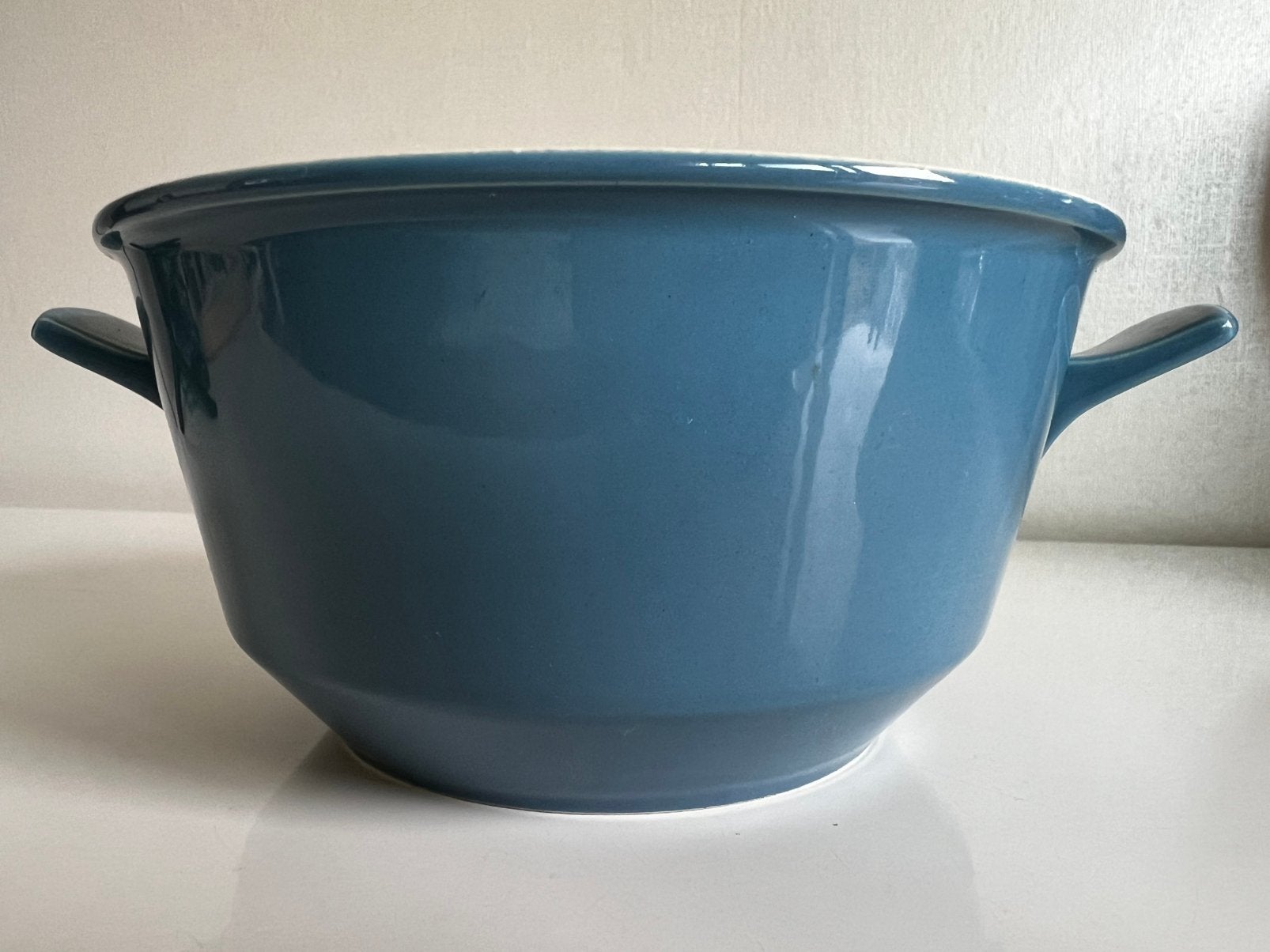 Vintage Fris Edam Jubilant Blauwe Schaal W H de Vries, Antiek en Kunst, Ophalen of Verzenden