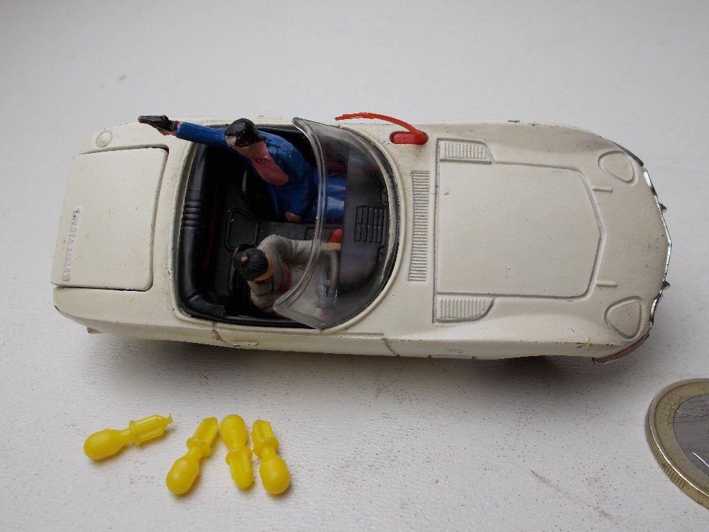 1967 Corgi Toys 336 JAMES BOND TOYOTA 2000 GT+Figuurtjes (B), Ophalen of Verzenden, Zo goed als nieuw, Auto, Corgi
