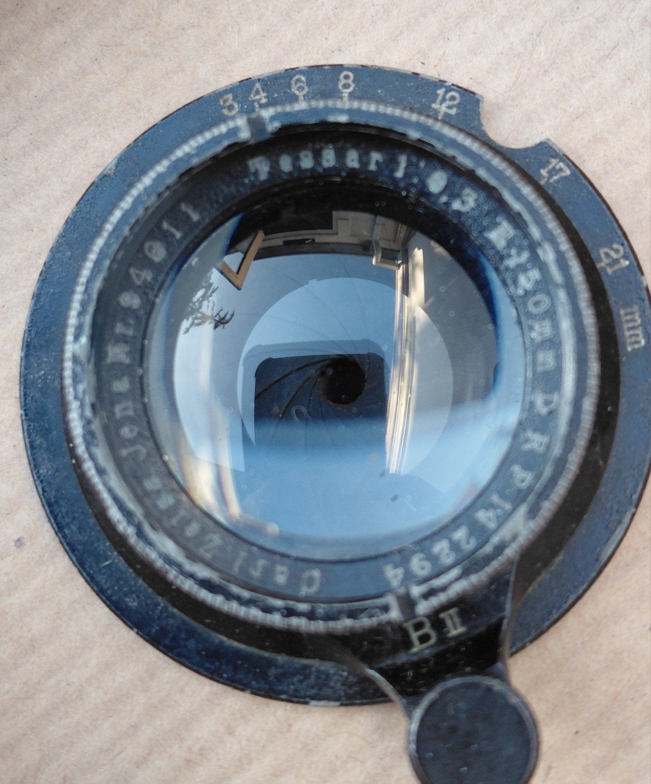 Carl Zeiss Tessar 6.3/150 mm, Ophalen of Verzenden, Voor 1940, Lens of Lenzen