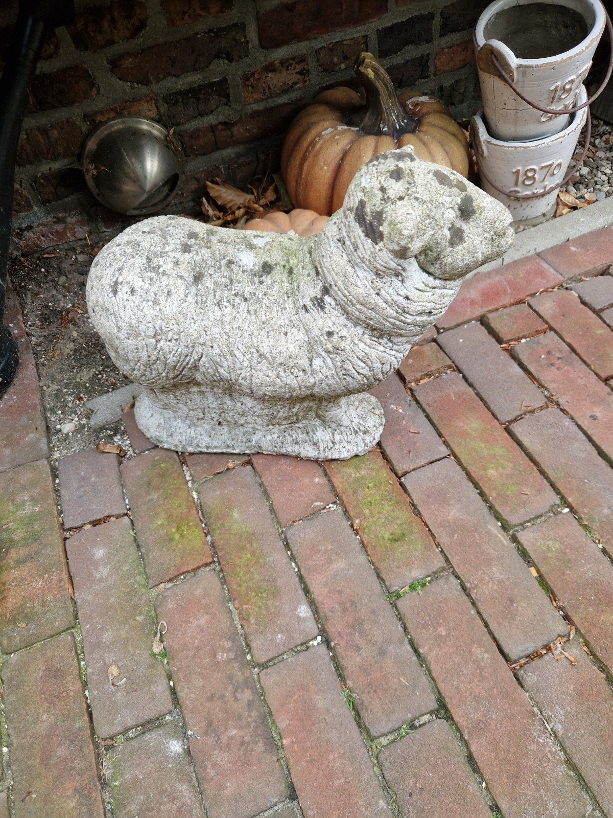 GROOT ZWAAR BETONNEN SCHAAP, Ophalen, Gebruikt