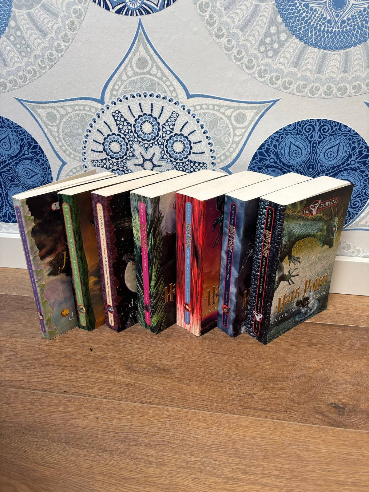 Harry Potter complete serie paperback J.K. Rowling, Boeken, Ophalen of Verzenden, Zo goed als nieuw