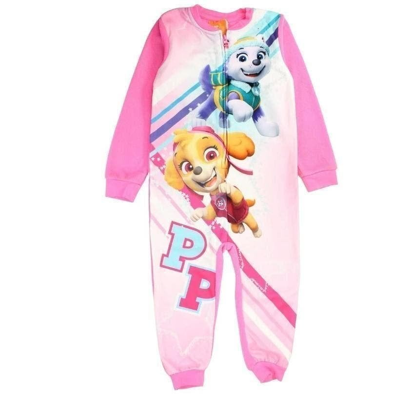 Paw Patrol Fleece Onesie Roze - Mt 92/98 - 104/110 - 116/128, Nacht- of Onderkleding, Meisje, Nieuw, Ophalen of Verzenden