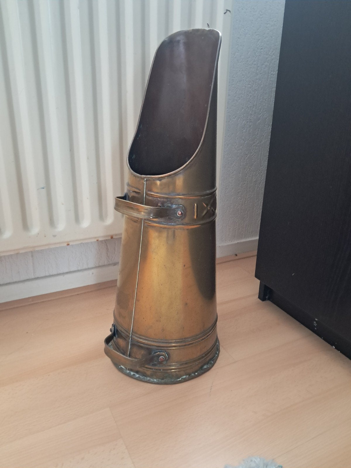 Messing kolenkit, antiek, Ophalen of Verzenden, Koper