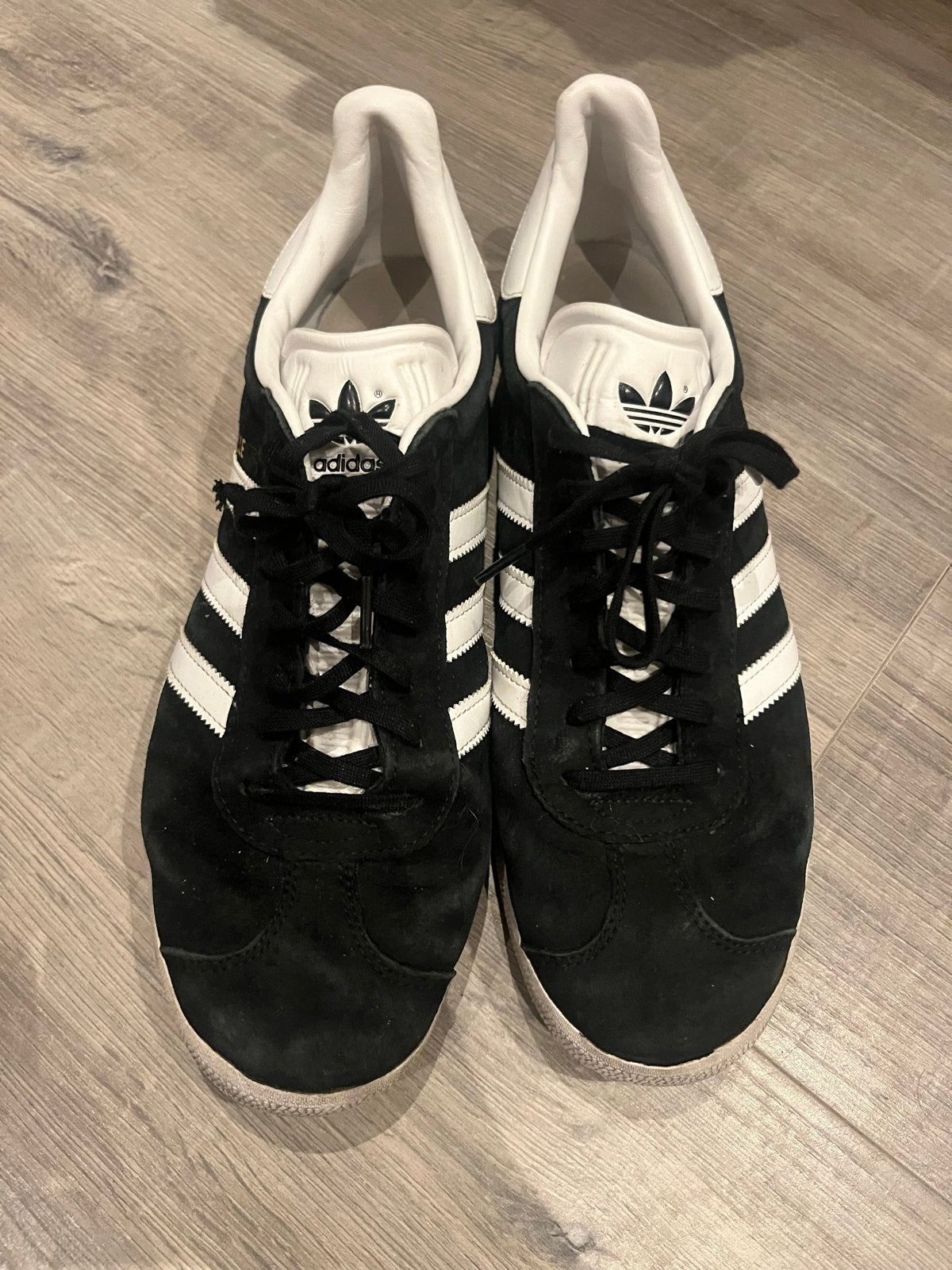 Adidas Gazelle sneakers zwart - Maat 45, Ophalen, Gedragen, Zwart, Sneakers of Gympen