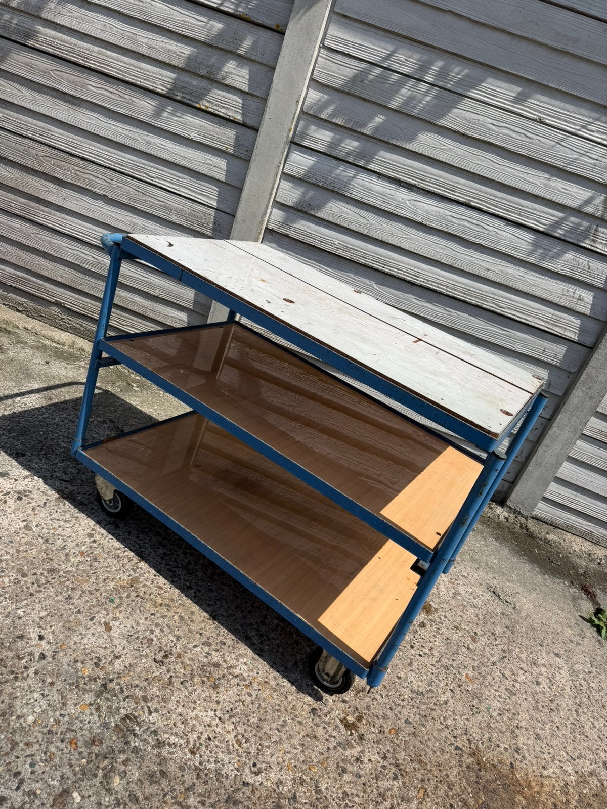 Mooi werkplaats karretje, 100 liter of meer, Ophalen, Zo goed als nieuw, Transportkar