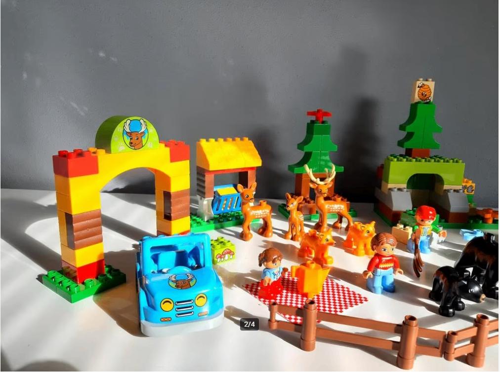 Lego / Duplo Het Grote Bos, Kinderen en Baby's, Speelgoed | Duplo en Lego, Ophalen of Verzenden, Zo goed als nieuw, Complete set