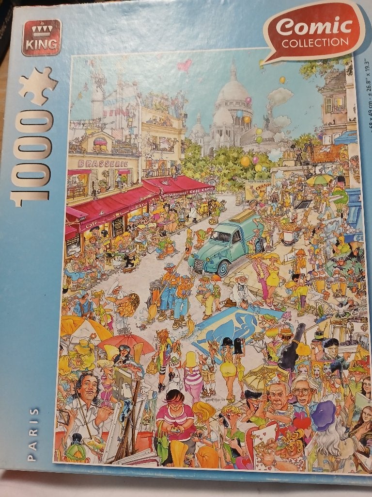 King comic collection paris, Ophalen of Verzenden, 500 t/m 1500 stukjes, Zo goed als nieuw, Legpuzzel