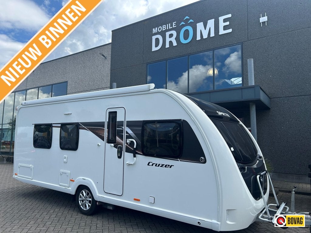 Sprite Cruzer 520 SR FULL OPTIONS, Caravans en Kamperen, Caravans, Standaardzit, Bedrijf, 5 tot 6 meter, Overige typen