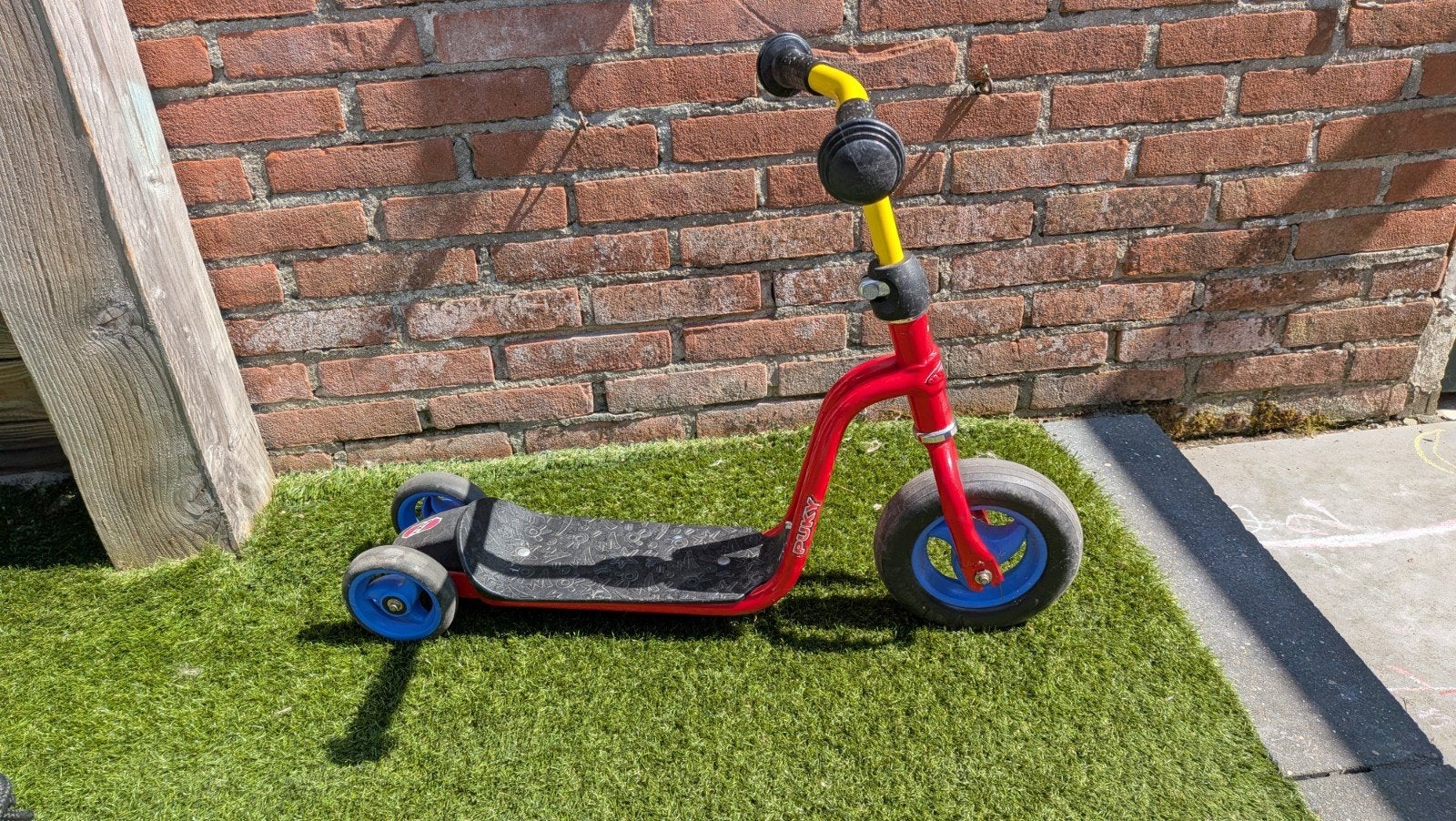 Puky kinderstep met 1 wiel voor en 2 wielen achter, Ophalen, Gebruikt, Gewone step, Puky