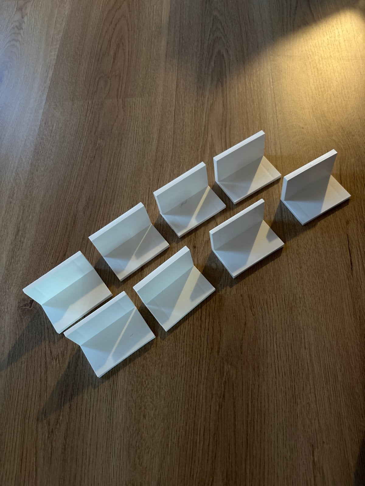 8x Witte Hoekbeschermers voor Plinten, Ophalen, Kunststof, Zo goed als nieuw, Modern