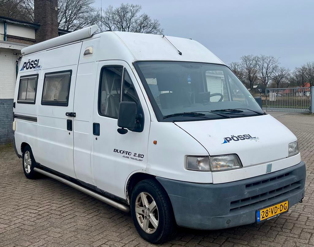 FIAT DUCATO 2.8 PÖSSL UITV OFF GRID BUSCAMPER, Caravans en Kamperen, Campers, Particulier, tot en met 2, Buscamper of Camperbus