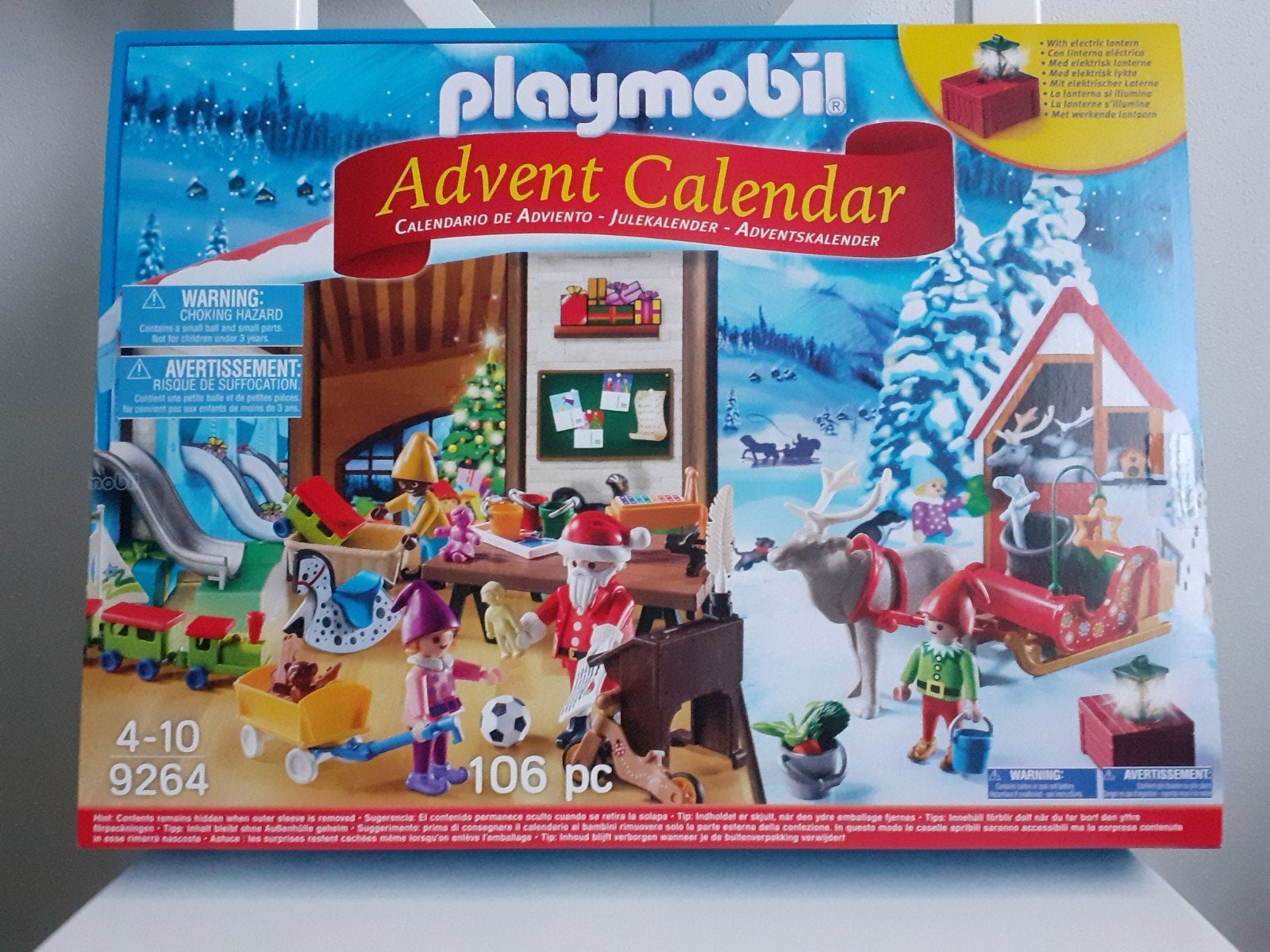 Pllaymobil adventskalender 9264 kerstatelier NIEUW, Ophalen of Verzenden, Nieuw