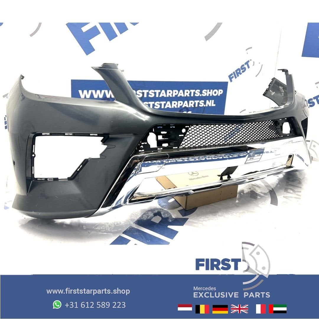 W166 ML AMG Voorbumper Mercedes M KLASSE 2011-2015 BUMPER ZW, Auto-onderdelen, Carrosserie en Plaatwerk, Gebruikt, -, Voor, Ophalen of Verzenden