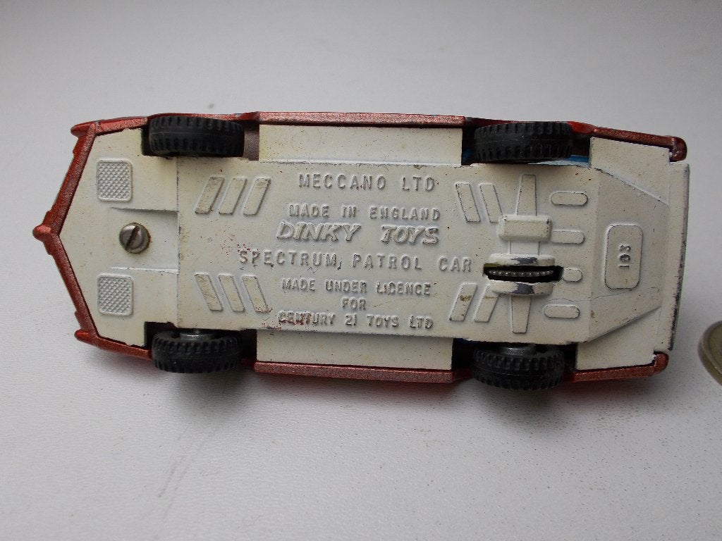 1968 Dinky Toys 103 SPECTRUM PATROL CAR I.z.g.st! (-D-), Ophalen of Verzenden, Zo goed als nieuw, Auto, Dinky Toys