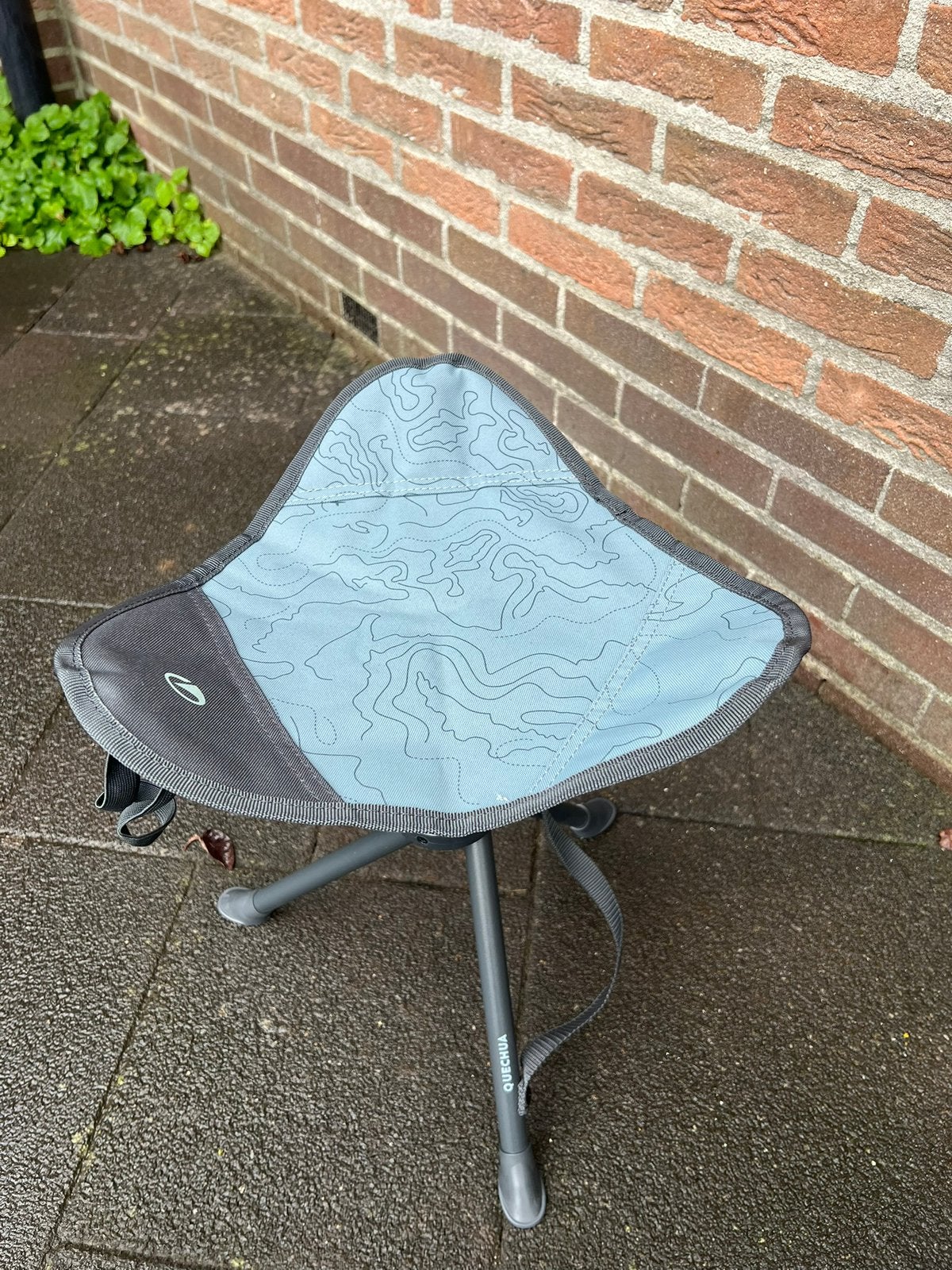 Inklapbaar noot stoeltje, vissen kamperen, Ophalen of Verzenden, Zo goed als nieuw, Campingstoel