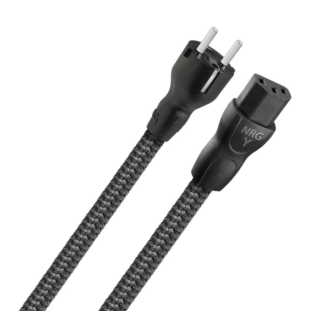 2 stuks AudioQuest NRG-Y3 High-End Stroomkabels, Ophalen of Verzenden, Zo goed als nieuw, 2 tot 5 meter, Overige kabels