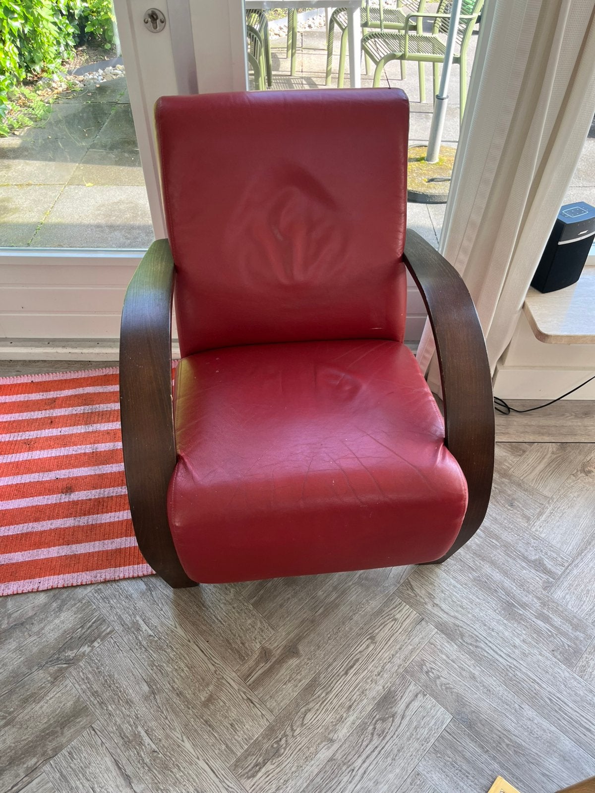 Rode fauteuil, Ophalen, Zo goed als nieuw, 75 tot 100 cm, 50 tot 75 cm