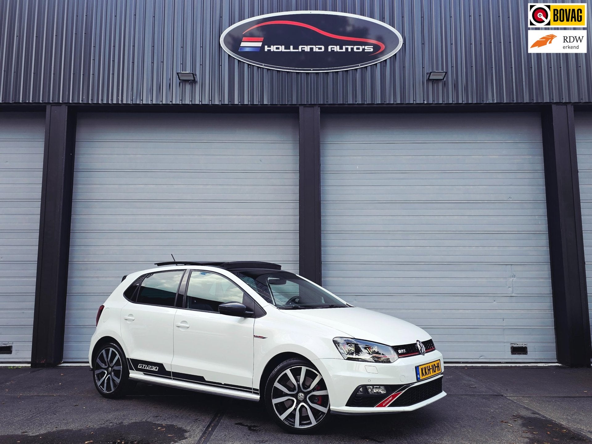 Volkswagen POLO 1.8 TSI GTI, GTI230 ABT special edition, pan, Auto's, Gebruikt, Wit, Bedrijf, 1100 kg