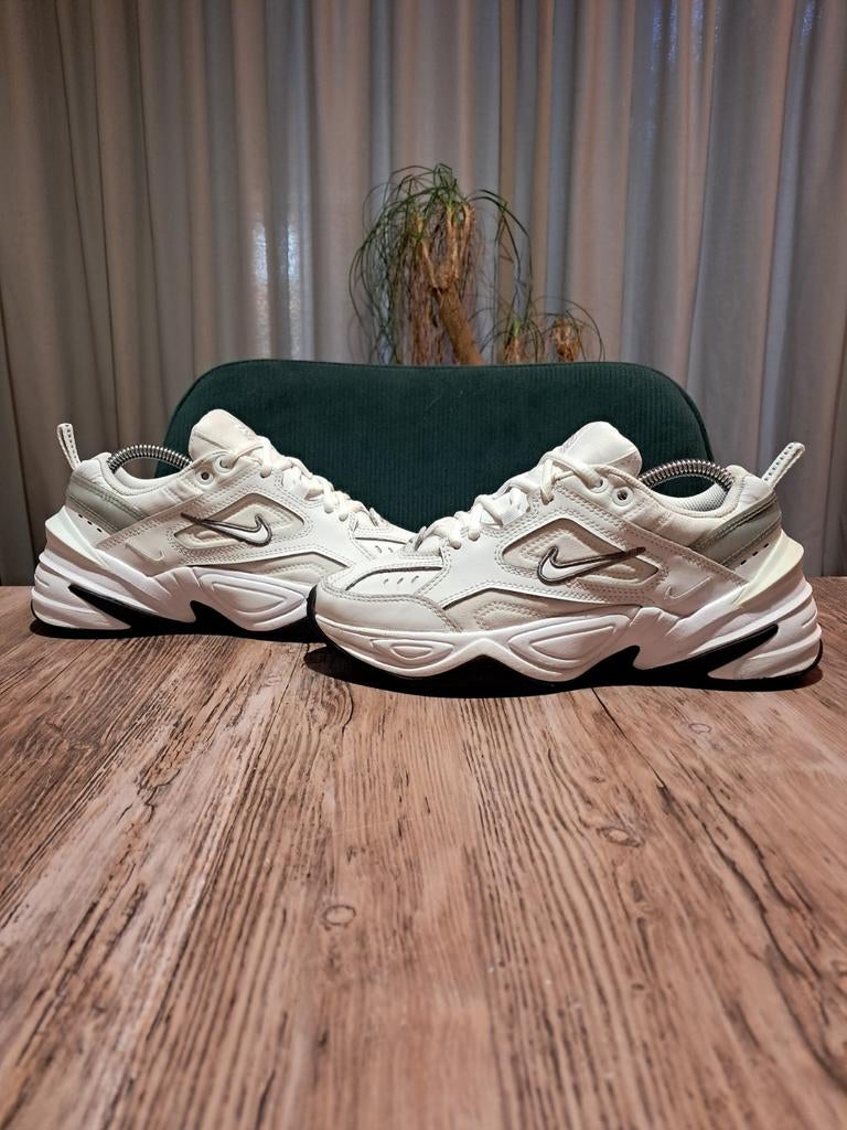 Nike M2K Tekno 'White & Grey' Size 37,5, Wit, Nike, Ophalen of Verzenden, Sneakers of Gympen