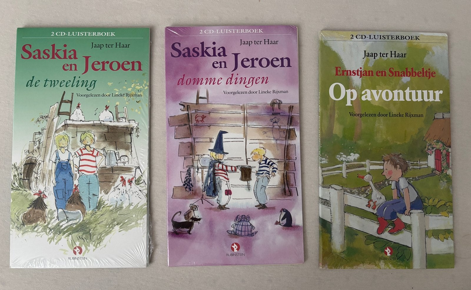 Saskia en Jeroen & Ernstjan en Snabbeltje Luisterboeken, Ophalen of Verzenden, Nieuw in verpakking, Overige genres