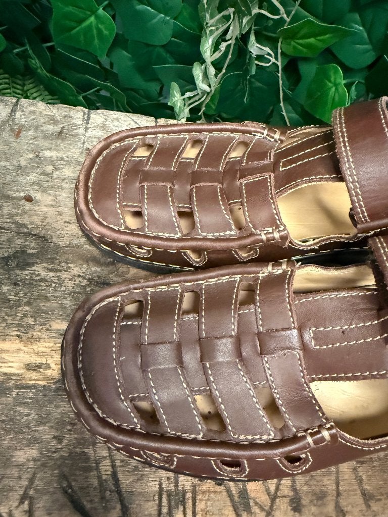 zo goed als nieuw mooie sandalen van wolky maat 42, Sandalen, Wolky, Bruin, Ophalen of Verzenden