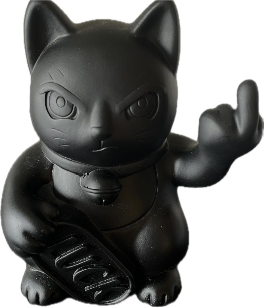 Maneki Lucky Cat Figurine - Zwart, Verzamelen, Ophalen of Verzenden, Nieuw, Dier