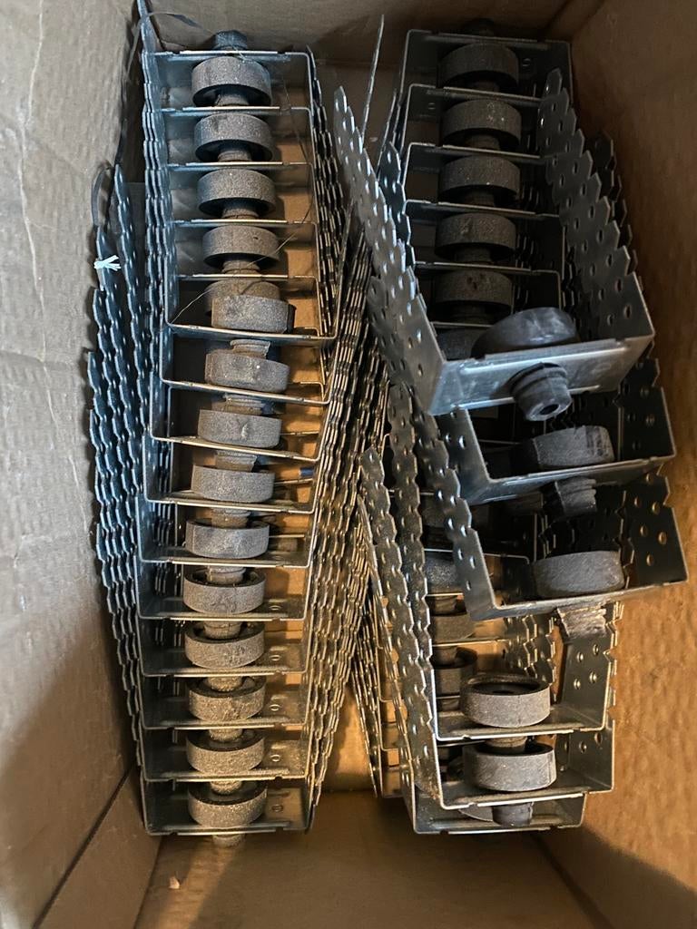 DIREKTHANGER 125 MM MET GELUIDDEMPING, Ophalen of Verzenden, Nieuw