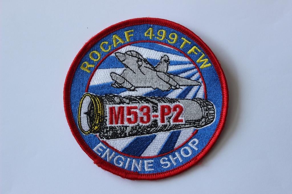 patch mirage engineshop   499th  tfw  taiwan air force, Verzenden, Zo goed als nieuw, Patch, Badge of Embleem