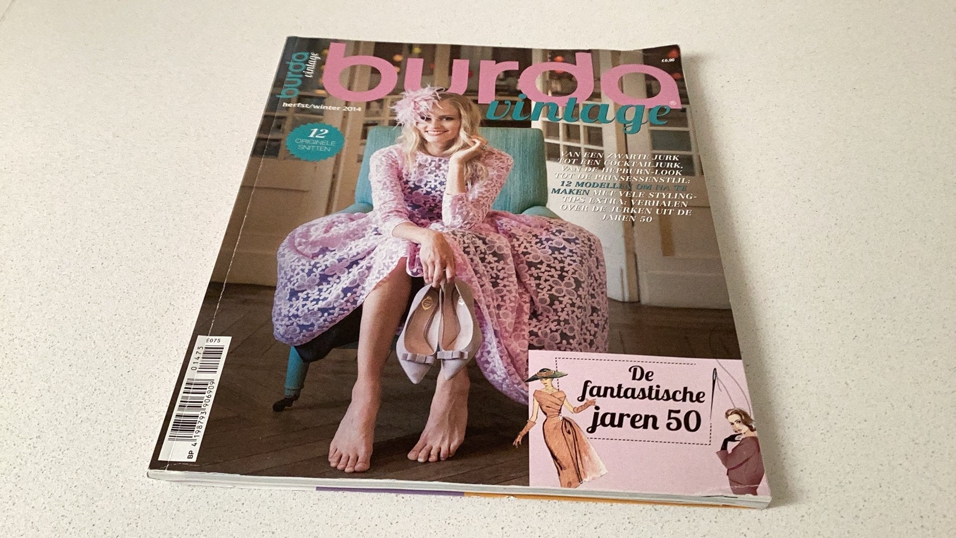 Burda Vintage 2014 jaren 50, Ophalen of Verzenden, Gebruikt, Vrouw, Burda