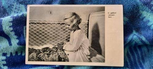 kaart in gebed verzonken, Ophalen of Verzenden, 1920 tot 1940, Gelopen, Kinderen