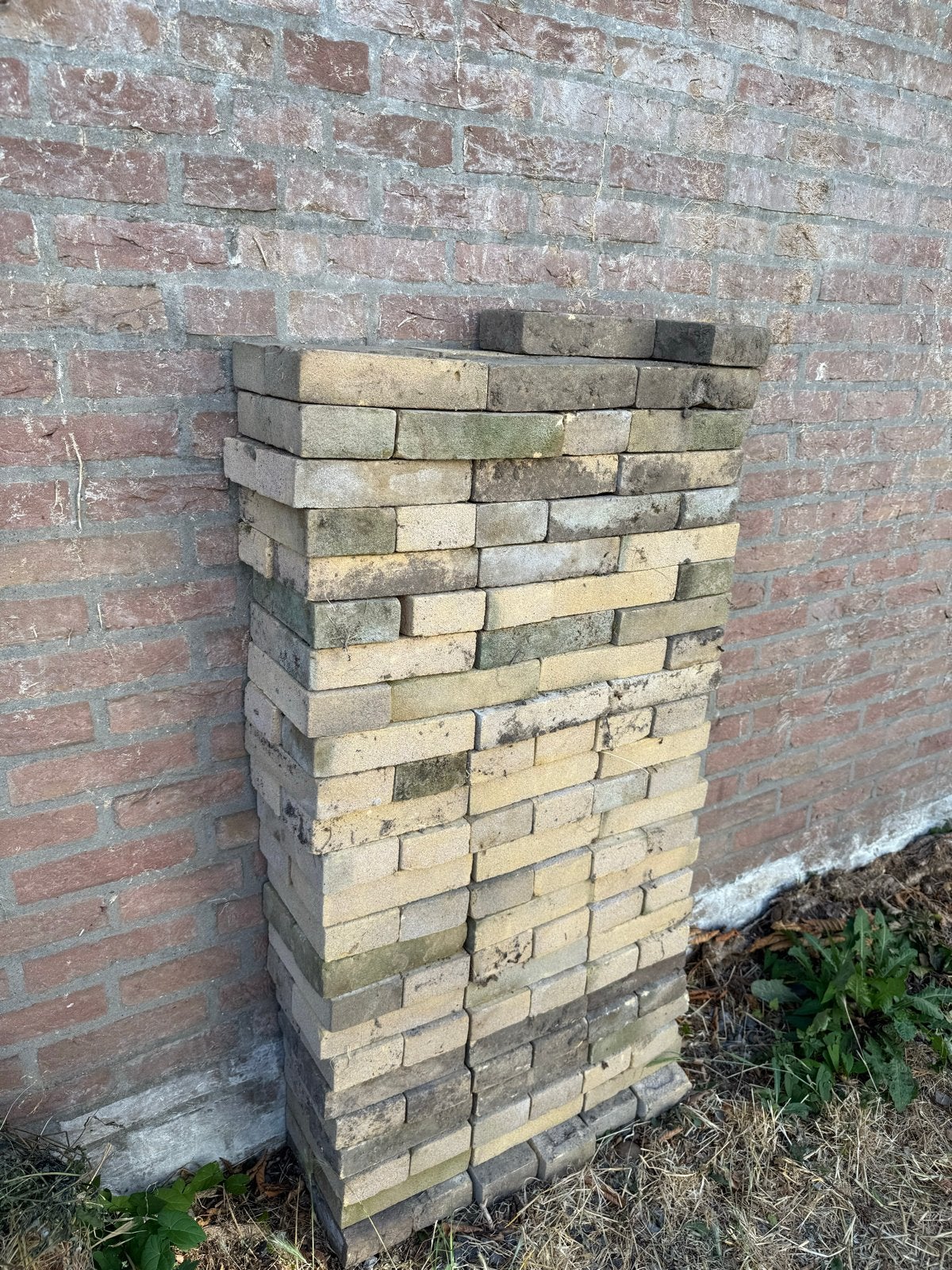 Gratis 300 bakstenen/metselstenen alles in één keer ophalen, Doe-het-zelf en Verbouw, Metselstenen, Ophalen, Gebruikt, Bakstenen