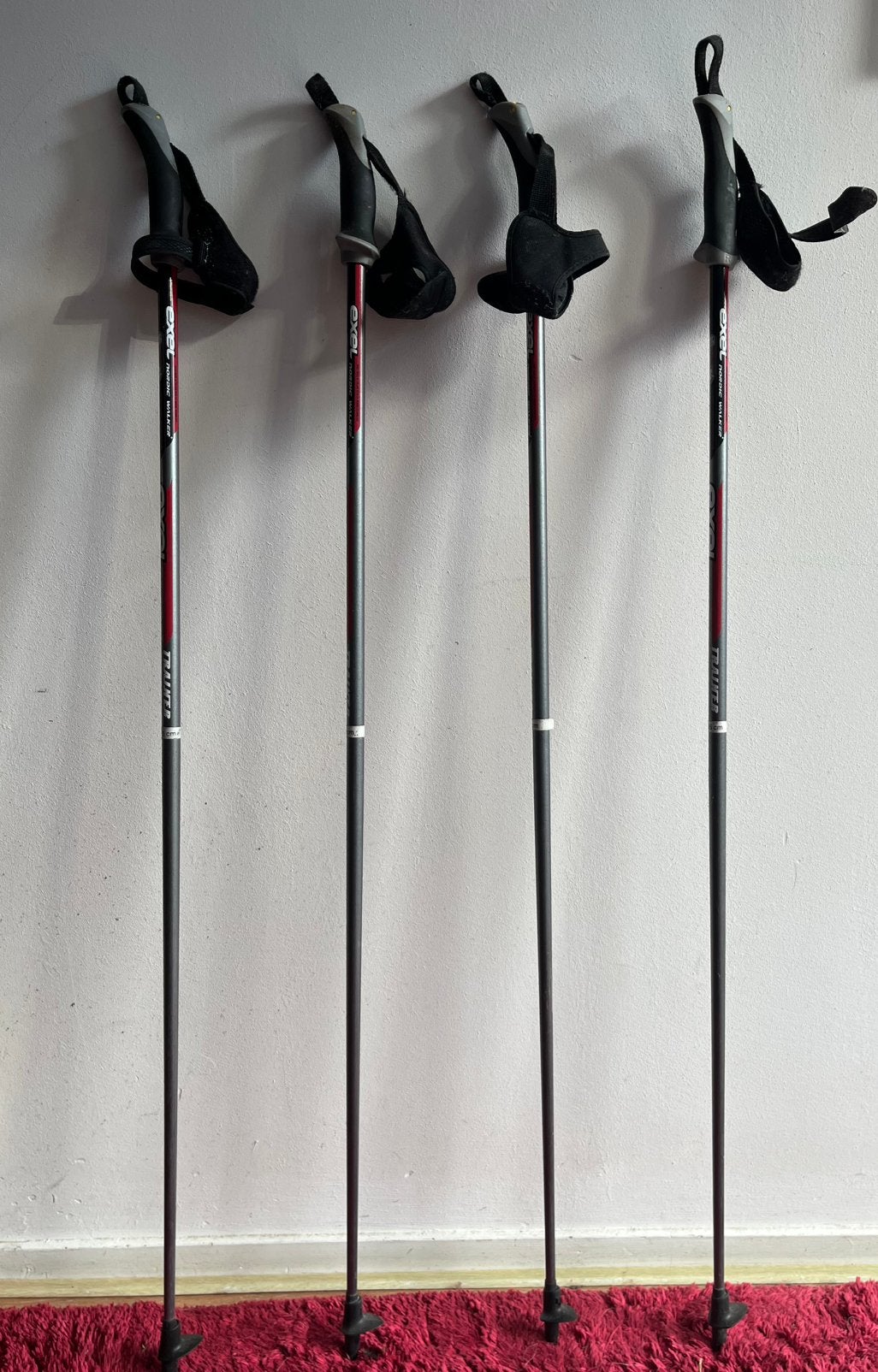 Nordic Walking sticks (stokjen): 4 stuks, Ophalen, Zo goed als nieuw, Wandelstok
