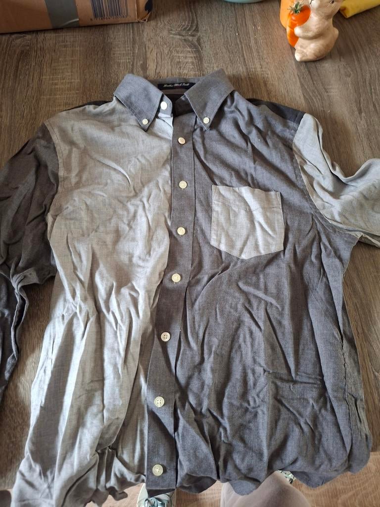 Gant blouse maat m mouw, Ophalen of Verzenden, Zo goed als nieuw, Blauw, Halswijdte 41/42 (L)