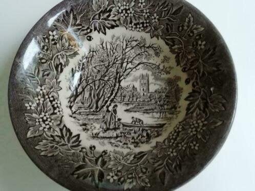 Engelse schaal Ironstone Tableware Castles keramiek, Ophalen of Verzenden