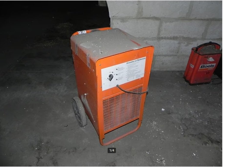 Bouwdroger (defect), Doe-het-zelf en Verbouw, Ventilatie en Afzuiging, Gebruikt, Ventilator en Afzuiger, Ophalen