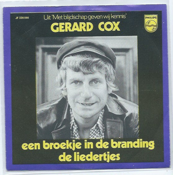 Gerard Cox- Een broekje in de Branding, Verzenden, 7 inch, Levenslied of Smartlap, Fotohoes