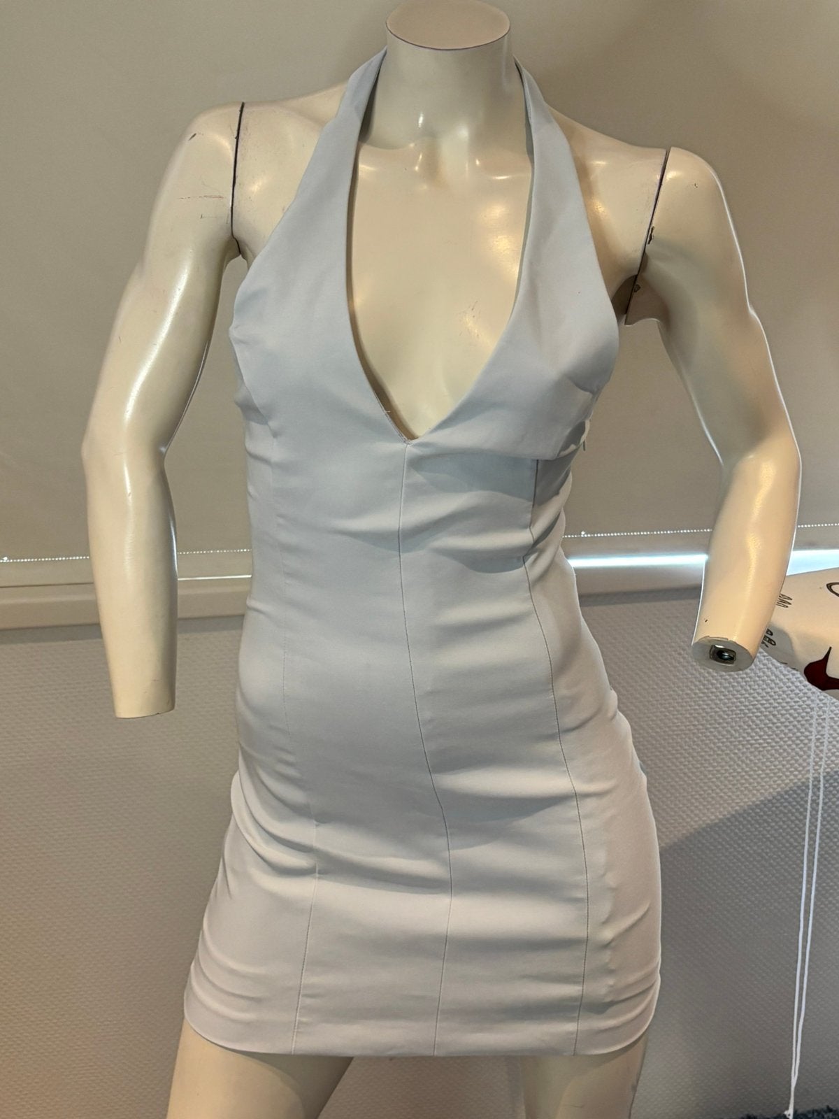 Zara jurkje met open rug maat s, Kleding | Dames, Jurken, Maat 38/40 (M), Blauw, ., Ophalen of Verzenden