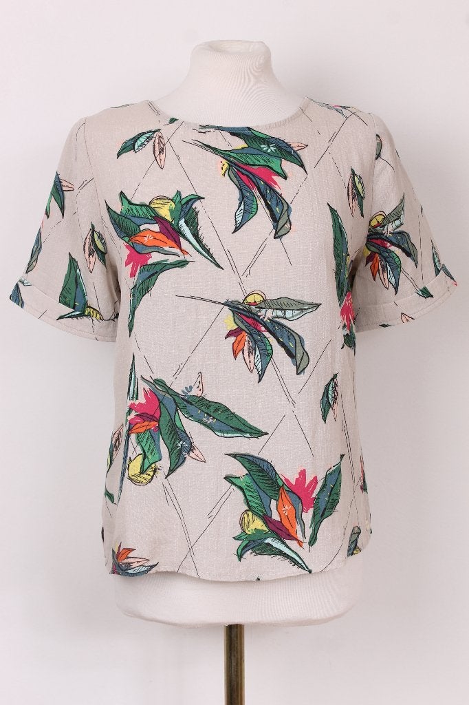 Zomer!! Gebloemde tuniek van POM maat M, Kleding | Dames, Maat 38/40 (M), Ophalen of Verzenden, Zo goed als nieuw, Pom Amsterdam