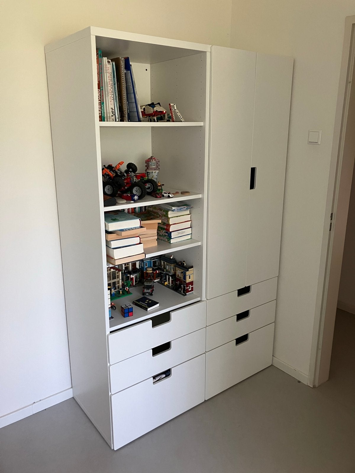 Ikea Kinder Kledingkast met Lades en Hangdeel, Huis en Inrichting, Kasten | Kledingkasten, Ophalen, Gebruikt, 100 tot 150 cm, Met lade(s)