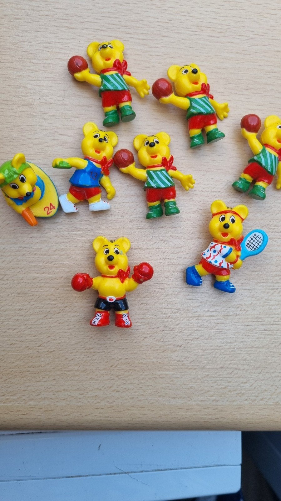 Set van 8 Haribo Gummibeertjes Sportfiguren, Ophalen of Verzenden, Zo goed als nieuw