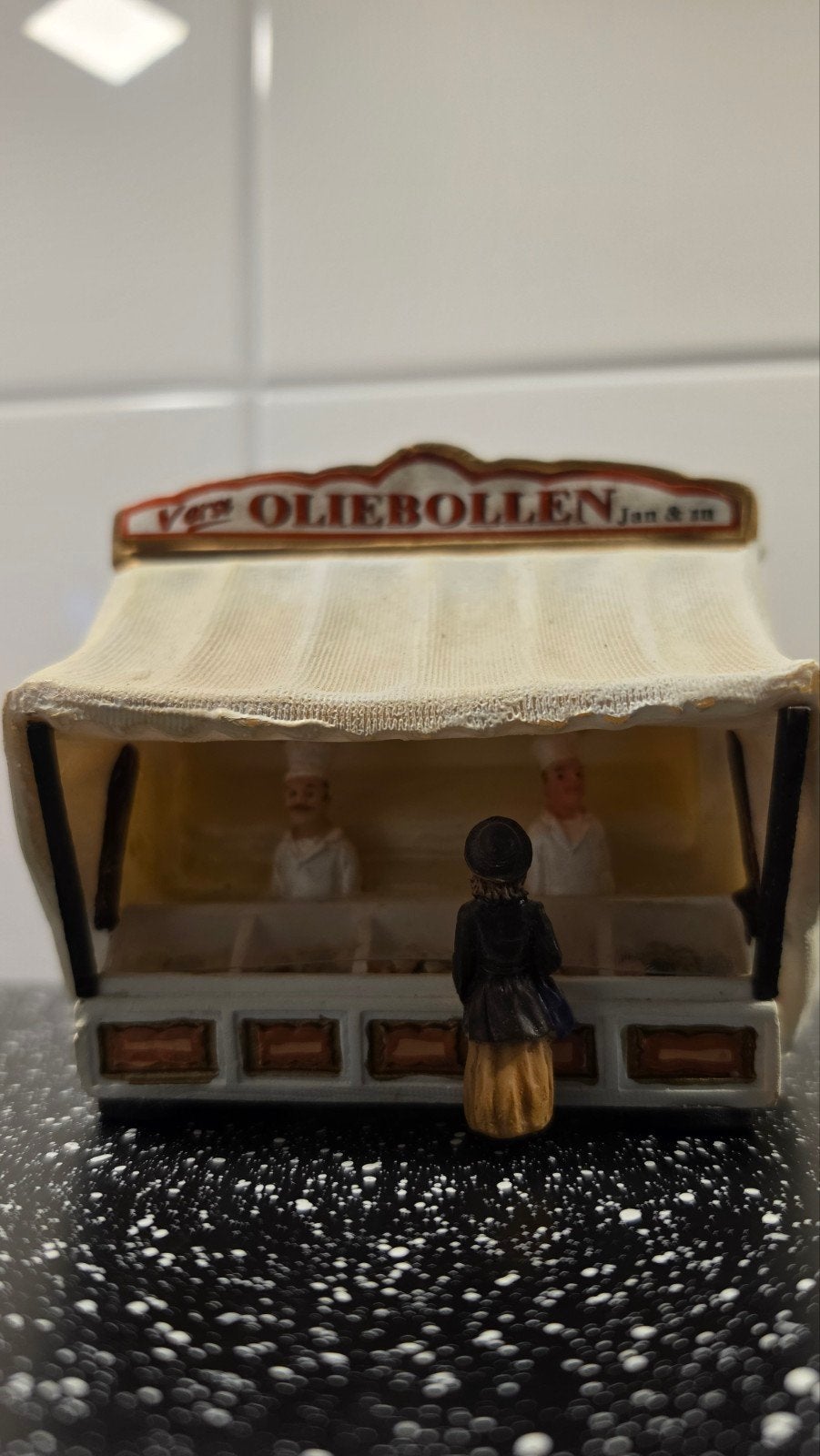oliebollen kraam, Ophalen, Gebruikt