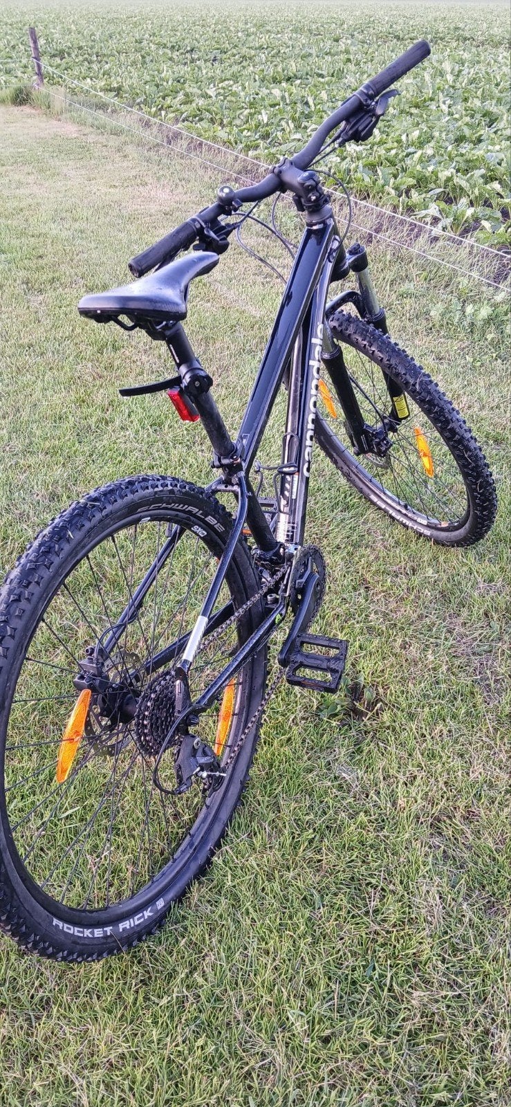 Cannondale Trail 8 Mountainbike - 27,5 inch, XS, Zwart Glans, Hardtail, Zo goed als nieuw, Schijfrem, Ophalen