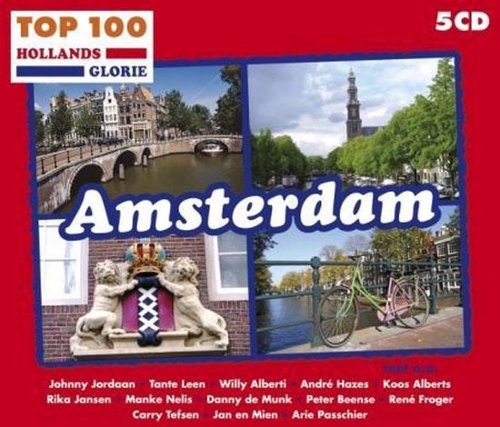Hollands Glorie Top 100 - Amsterdam (5CD), Ophalen of Verzenden, Levenslied of Smartlap