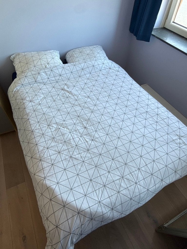 Tweepersoonsbed met matras for FREE, Huis en Inrichting, Slaapkamer | Bedden, Gebruikt, Tweepersoons, 140 cm, 190 cm of minder