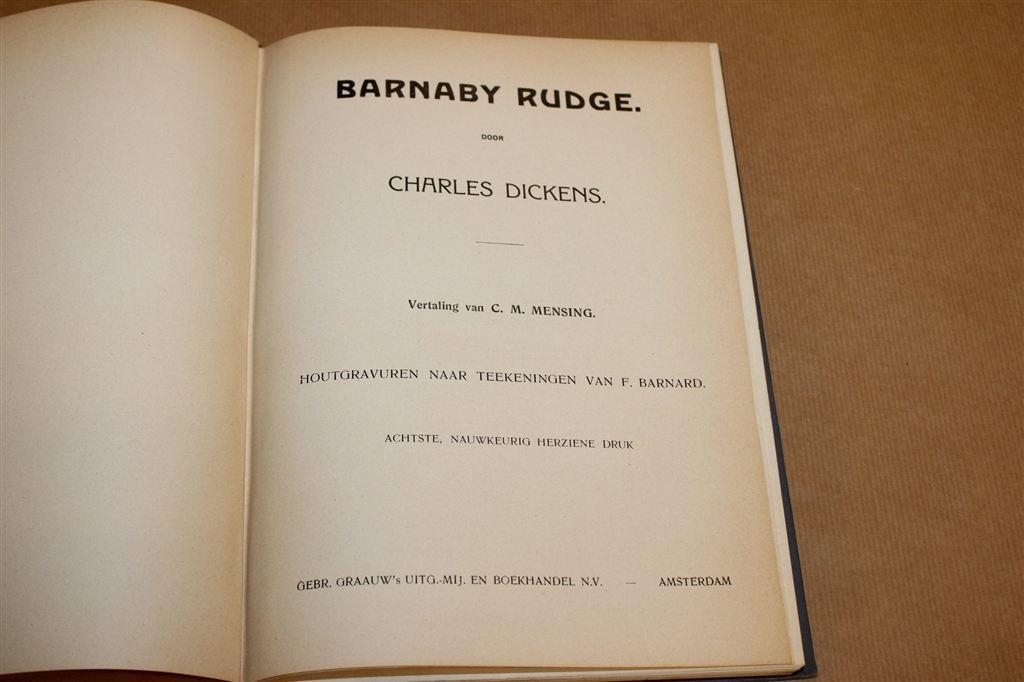 Barnaby Rudge — Dickens, 1880 Rijk Geïllustreerd, Ophalen of Verzenden
