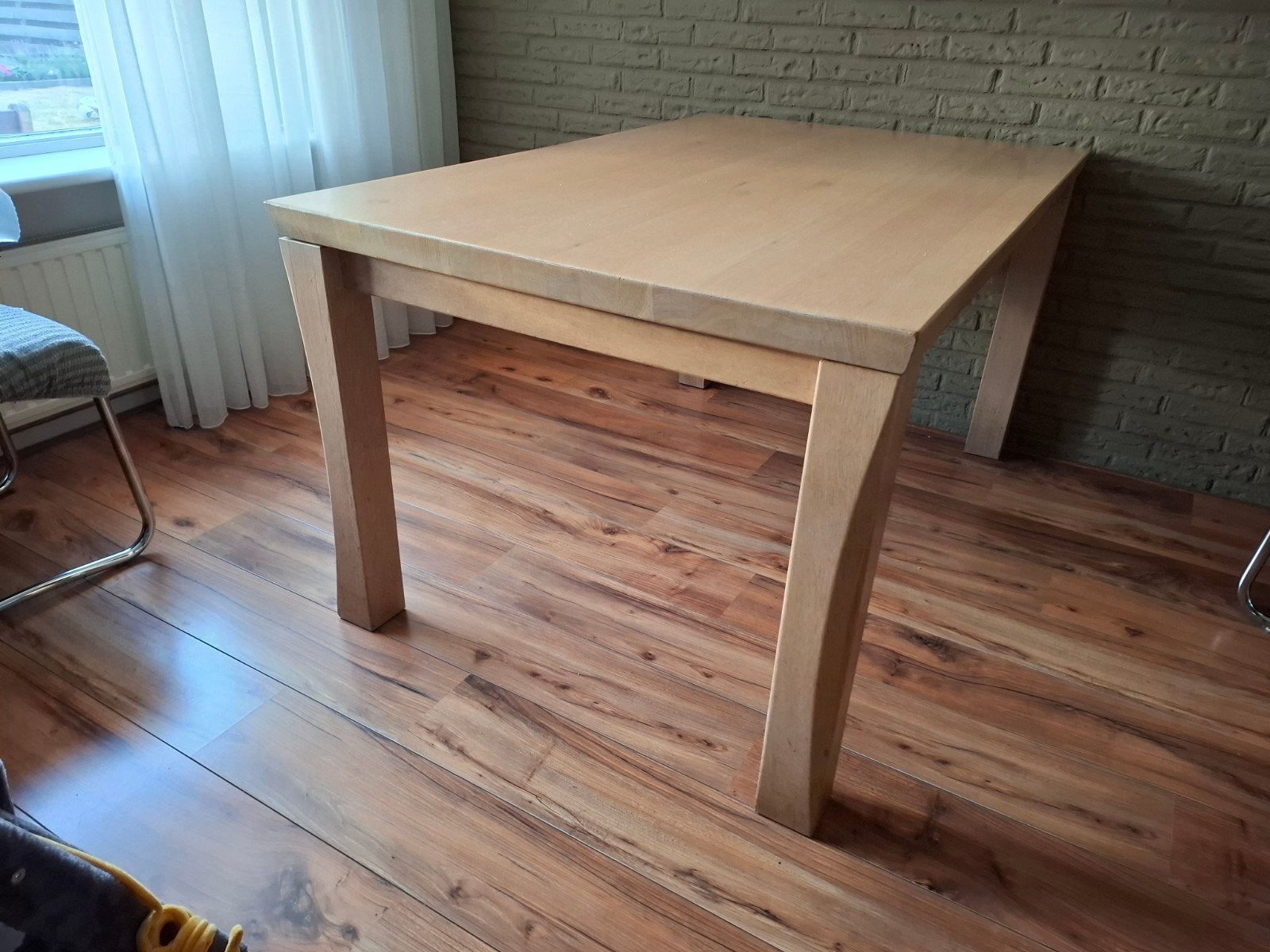 Houten eettafel - 4-6 personen, Ophalen, Gebruikt, 100 tot 150 cm, 50 tot 100 cm
