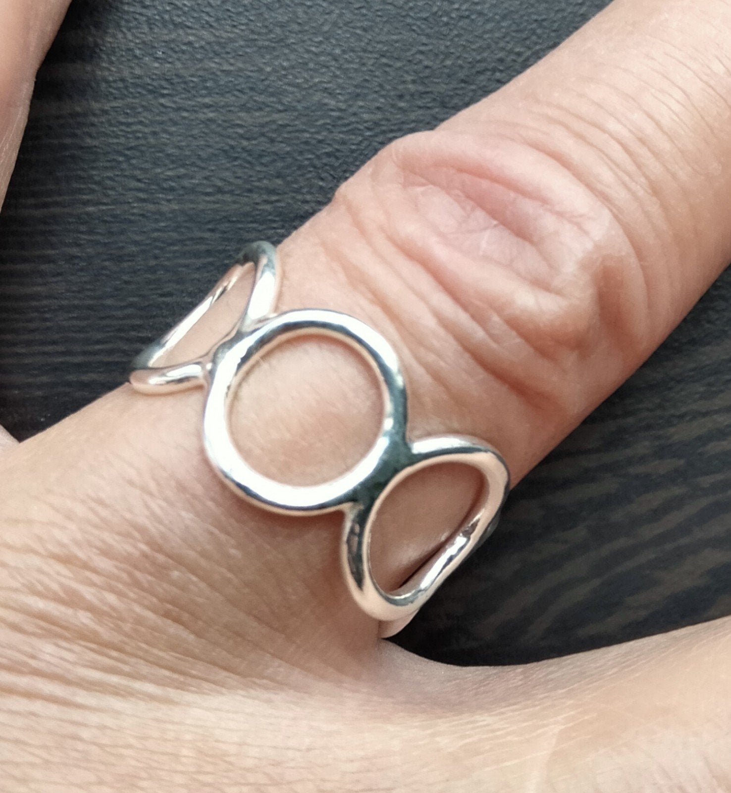 925 zilveren ring maat 19, Verzenden, 19 tot 20, Nieuw, Dame